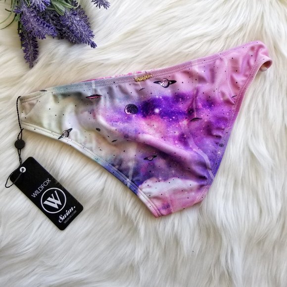 WILDFOX Sz XS Space Cadet Purple Hipster Full Bikini Bottoms Swim NWT #1642 - Picture 2 of 4